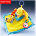 Fisher Price Плюшена играчка/одеяло "Кученце"  Link-a-Doos J2445